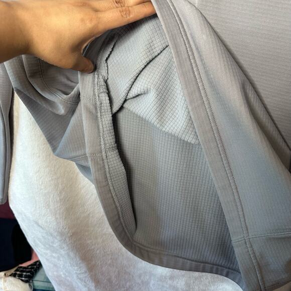 The North Face Men's Mountain Peaks Quarter Zip Fleece Gray Size Large - Picture 12 of 16